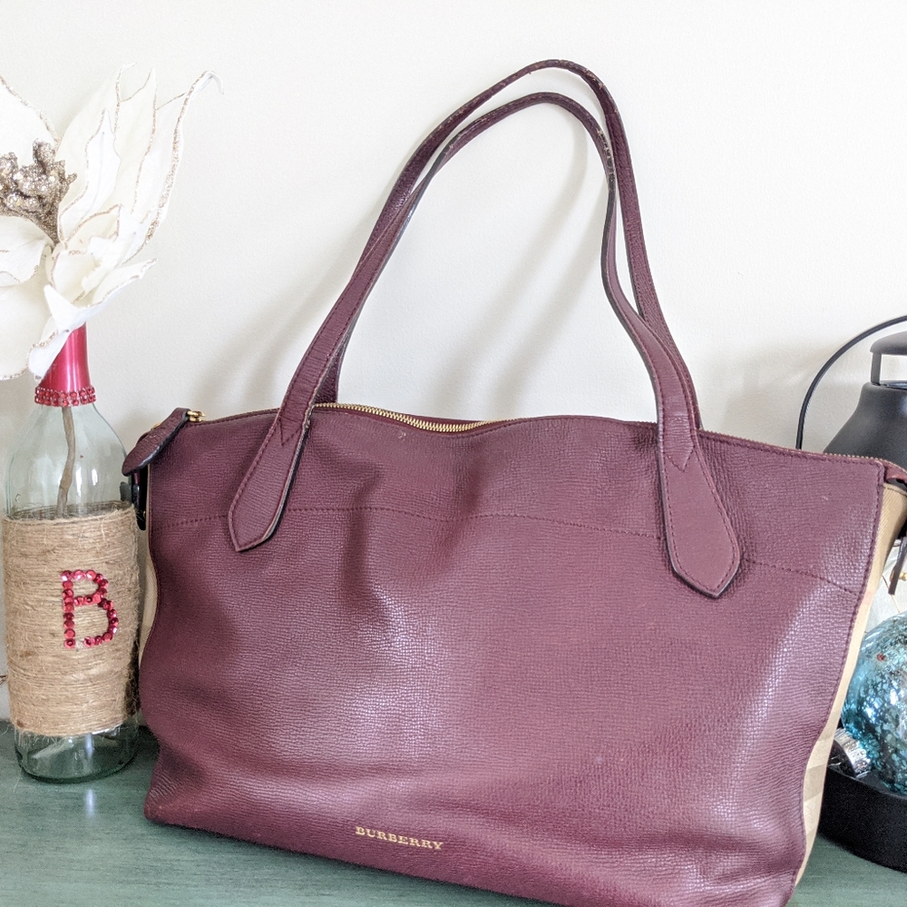 Burberry Derby house check "WILBUR" tote bag